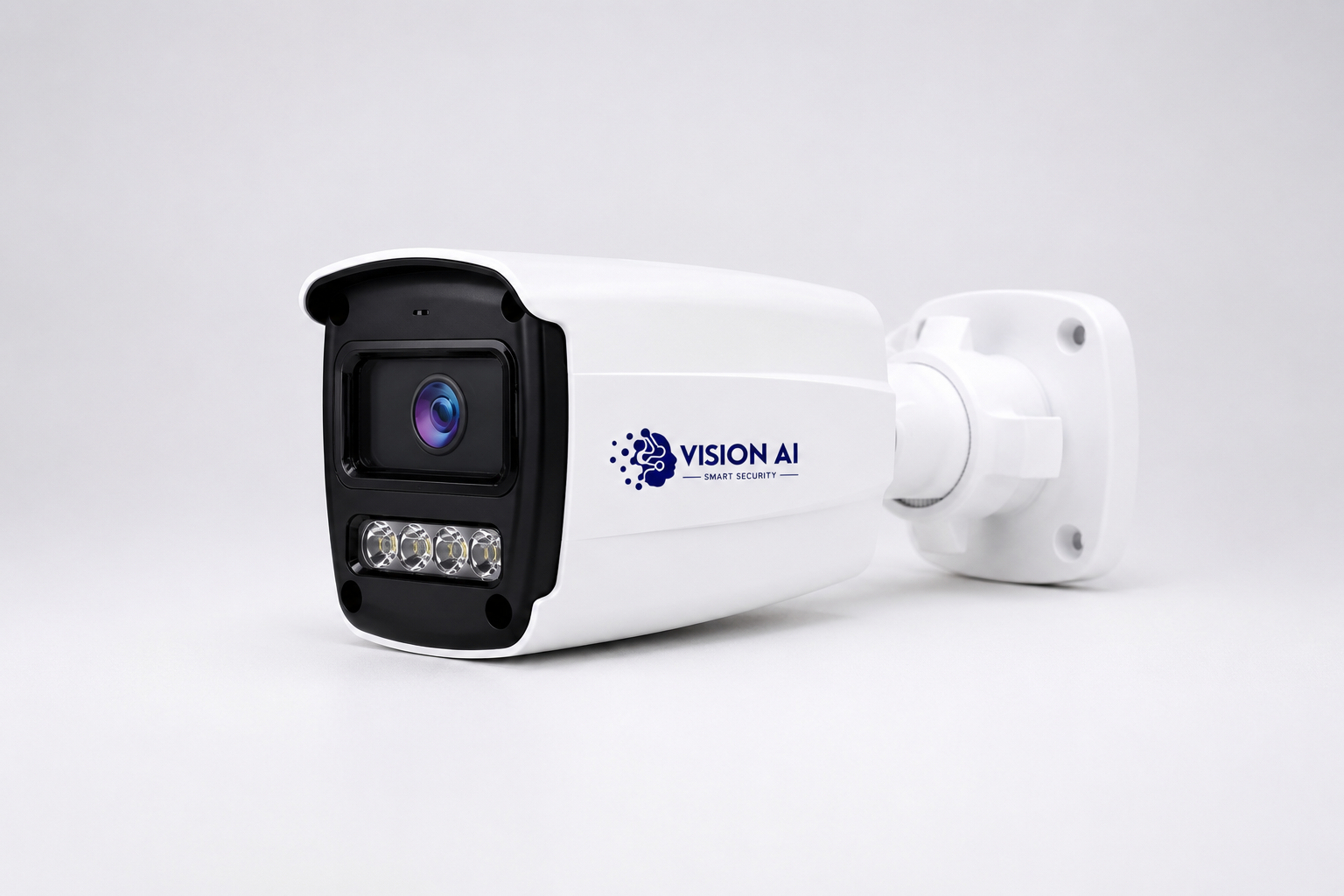 Vision AI 5MP Outdoor Bullet Camera with Audio & Full Color Night Vision | IP67 Waterproof ( (VAI-PB-5A)
